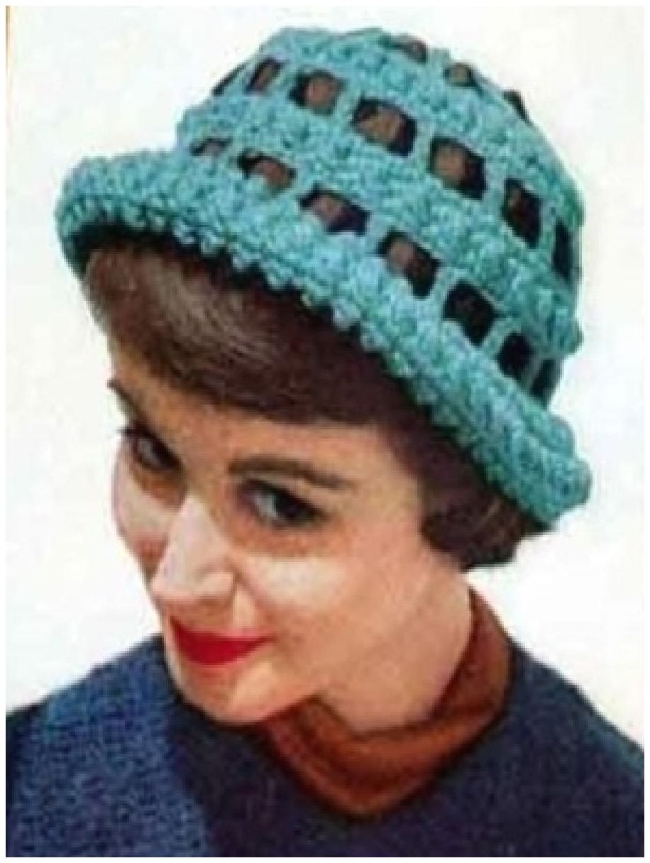 PATTERN #0357 RIBBON CLOCHE VINTAGE CROCHET