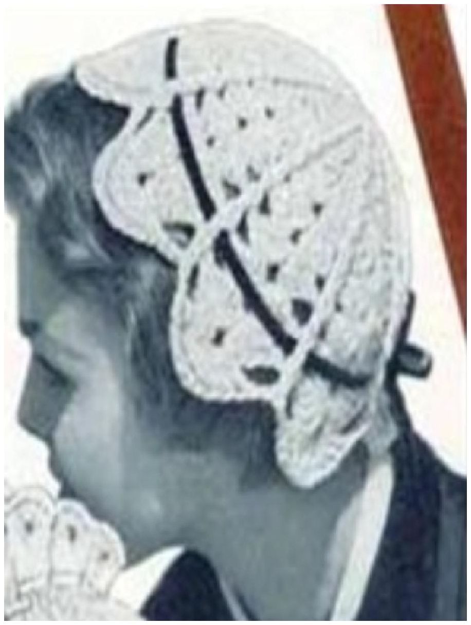PATTERN #0368 FLOWER PETAL HAT VINTAGE CROCHET