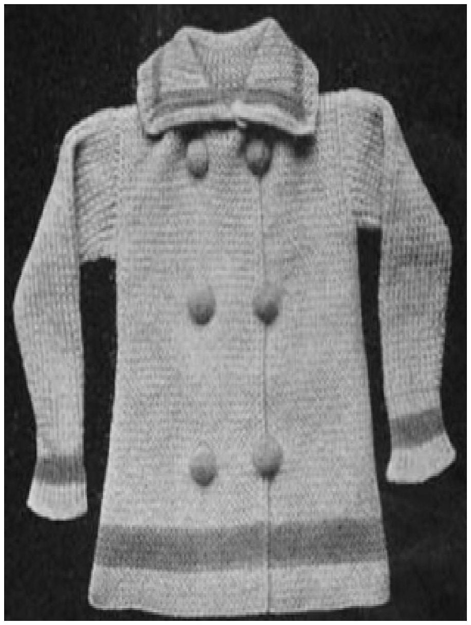 PATTERN #0375 CINDI SWEATER VINTAGE KNITTING