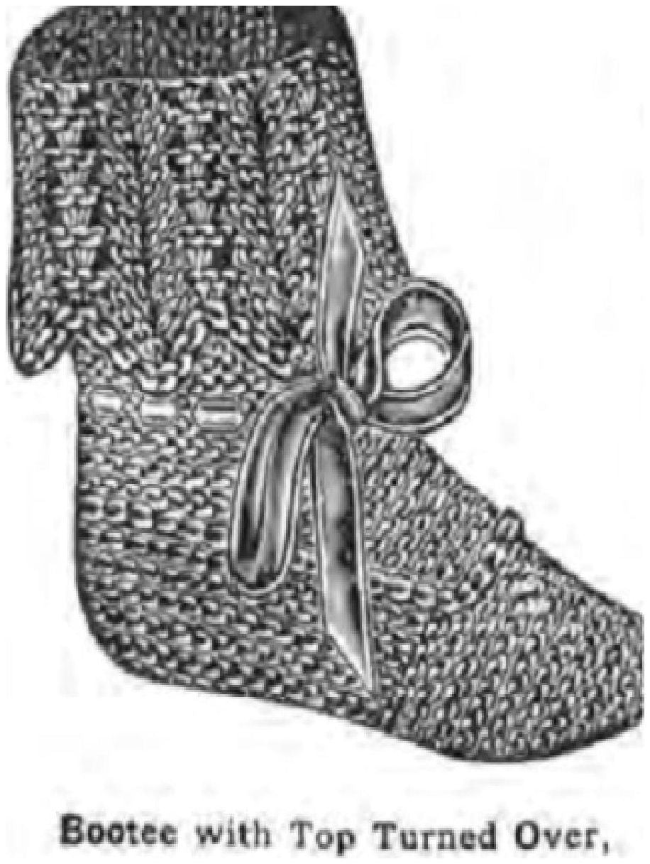 PATTERN #0380 SUSIE BOOTEES VINTAGE KNITTING