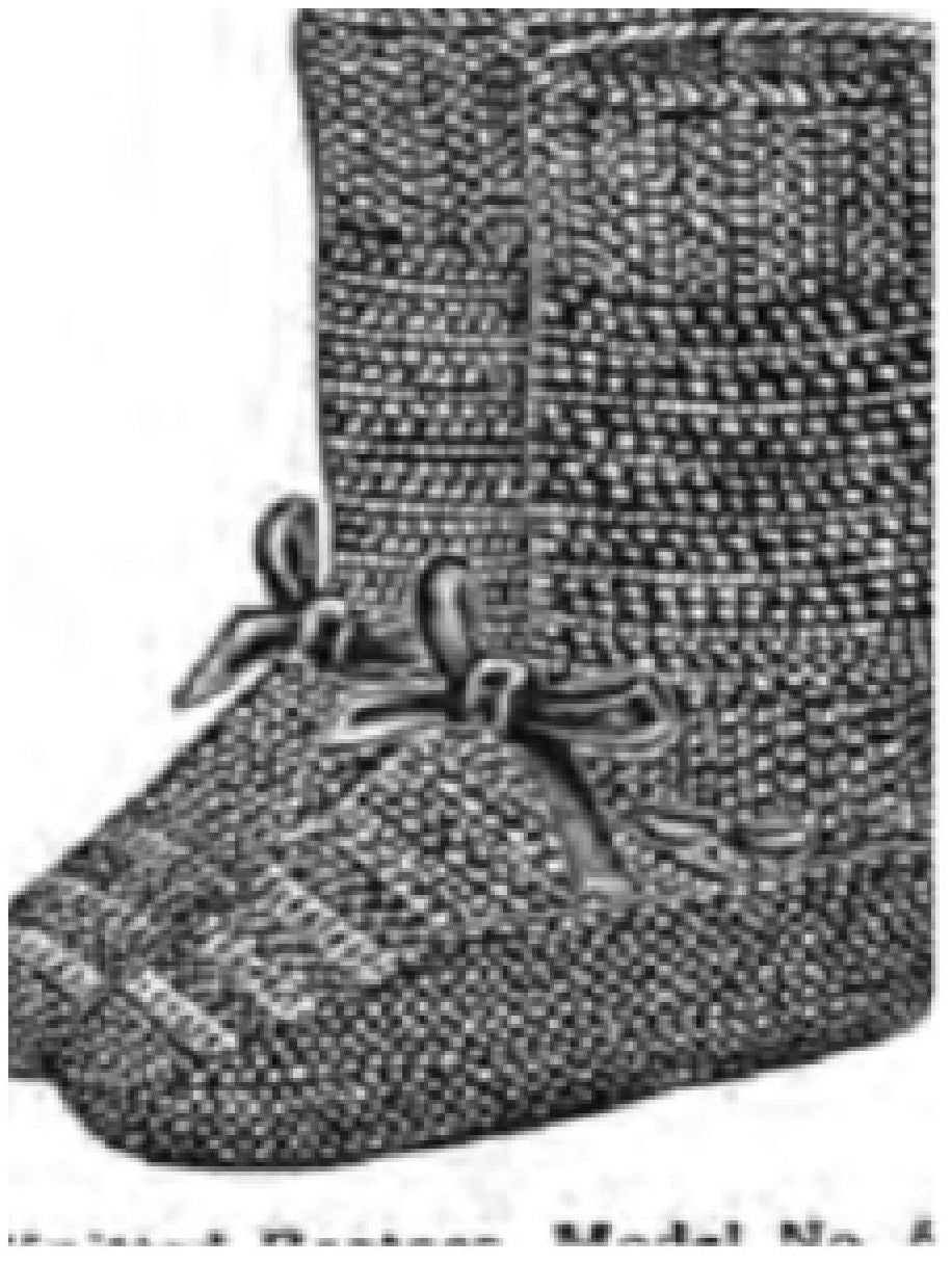 PATTERN #0383 TOMMY BOOTEES VINTAGE KNITTING