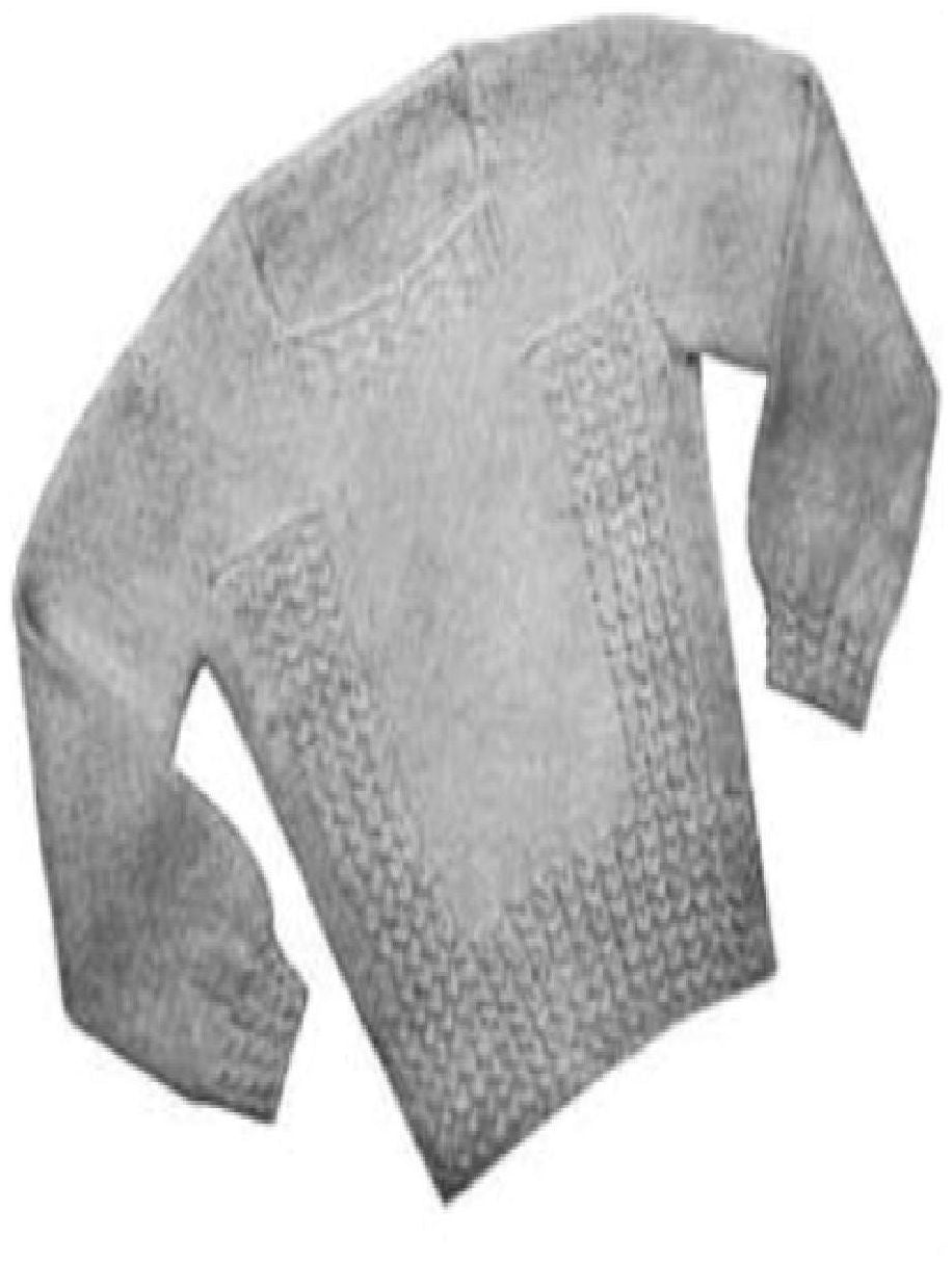 PATTERN #0388 CABLED PULL OVER VINTAGE KNITTING