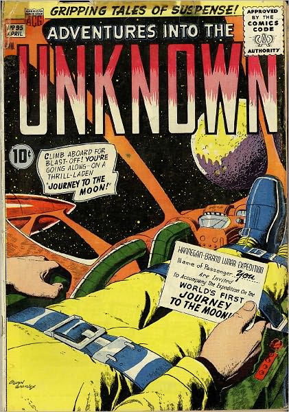Adventures into the Unknown Number 95 Horror Comic Book