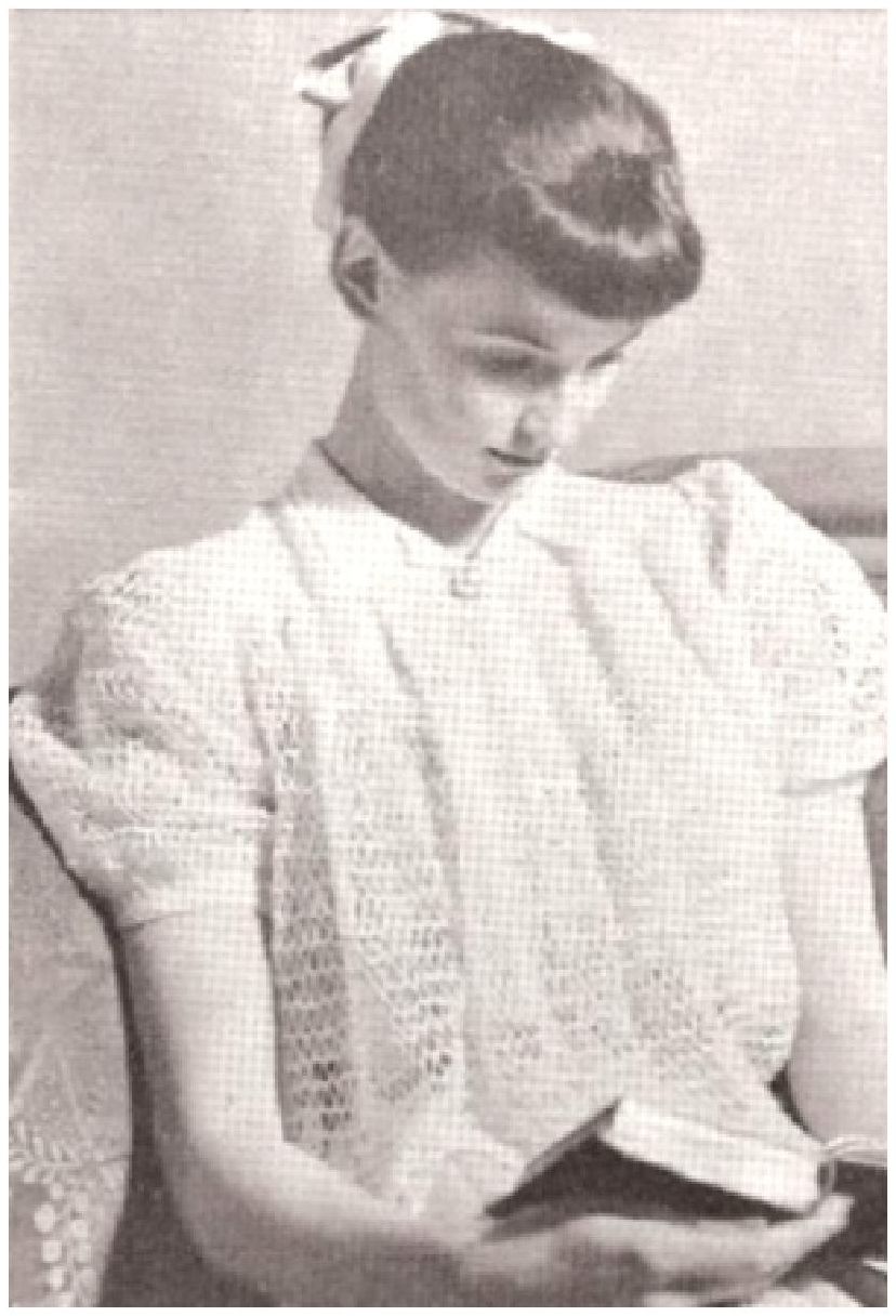 PATTERN #0104 STEPHANIE BEDJACKET VINTAGE KNITTING