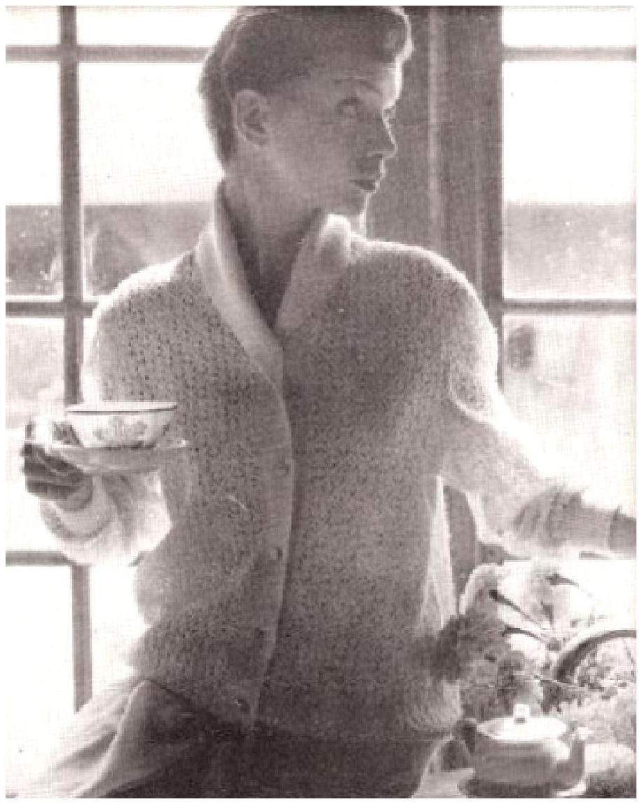 PATTERN #0109 LACEY BEDJACKET VINTAGE KNITTING