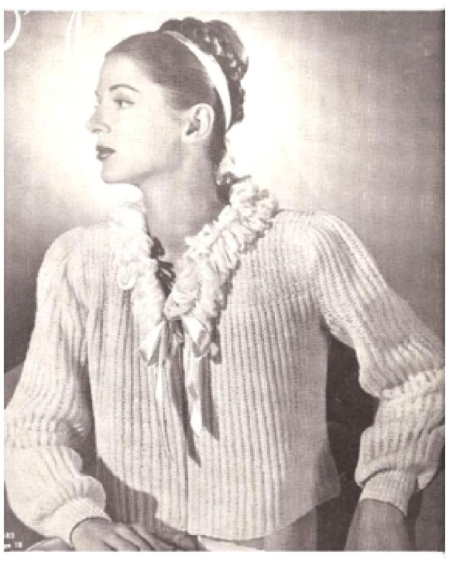 PATTERN #0110 STELLA BEDJACKET VINTAGE KNITTING