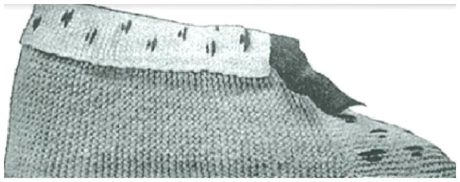 PATTERN #0112 ERMINE TOE VINTAGE KNITTING