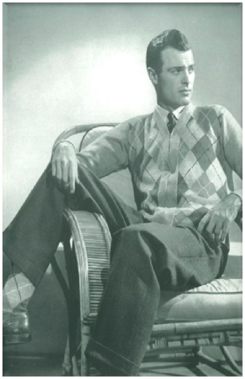 PATTERN #0129 WELLBORNE JACKET AND SOCKS VINTAGE KNITTING