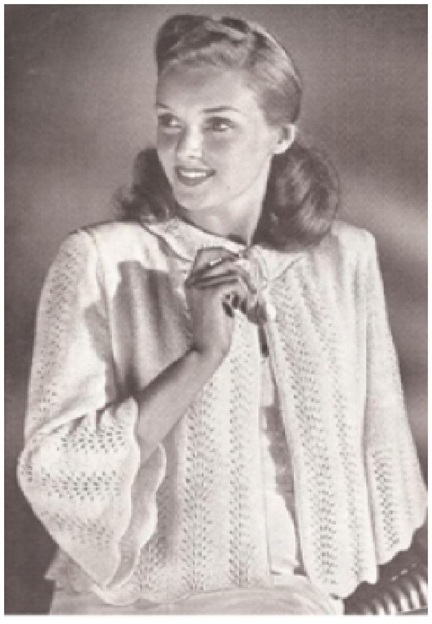 PATTERN #0131 JEAN BEDJACKED VINTAGE KNITTING