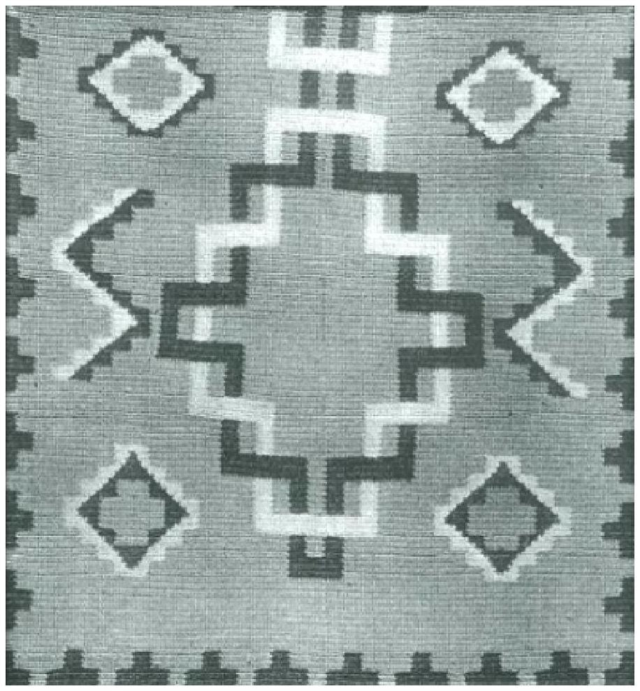 PATTERN #0155 NAVAJO BLANKET VINTAGE CROCHET
