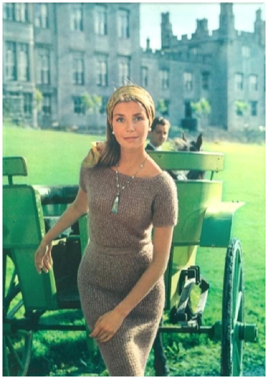 PATTERN #0157 LORREINE DRESS VINTAGE KNITTING