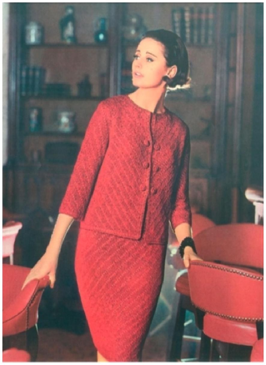PATTERN #0165 YVONNE DRESS VINTAGE KNITTING
