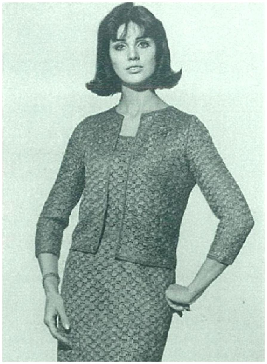 PATTERN #0166 LOUISA SUIT VINTAGE KNITTING