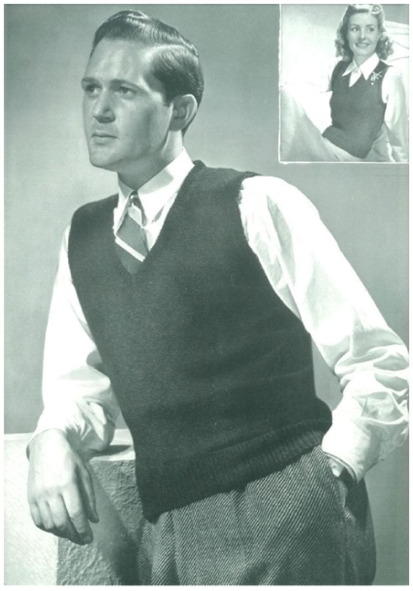 PATTERN #0173 FOXCROFT SLIP OVER VINTAGE KNITTING