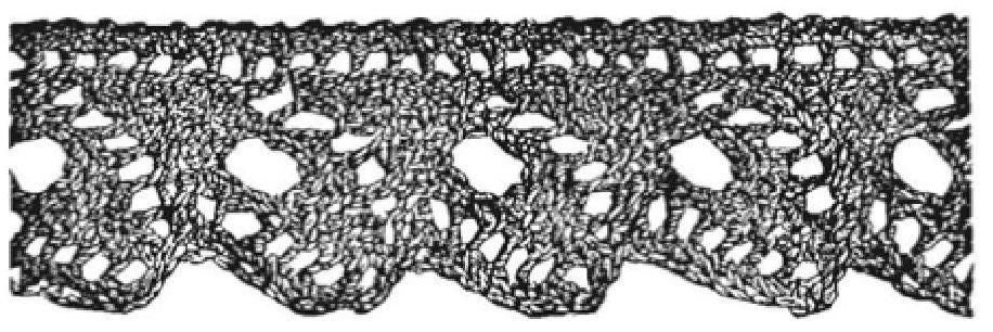 PATTERN #0177 LACE EDGING VINTAGE KNITTING