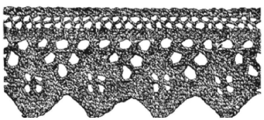 PATTERN #0187 LACE EDGING VINTAGE CROCHET