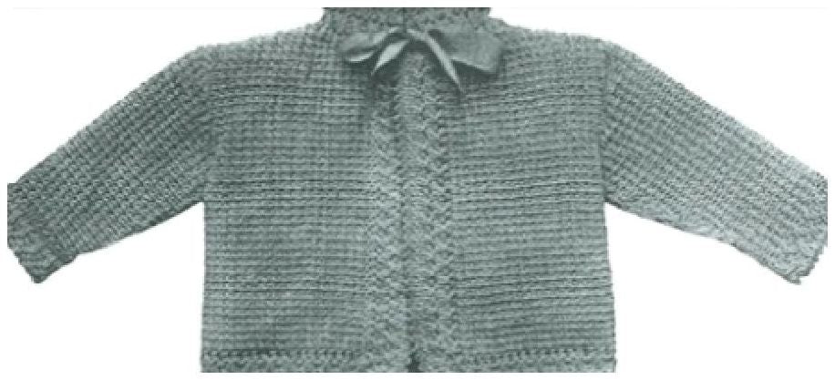 PATTERN #0188 OUR PET SACQUE VINTAGE CROCHET
