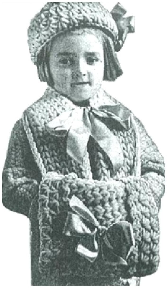 PATTERN #0200 LITTLE MISS MUFFET SET VINTAGE CROCHET