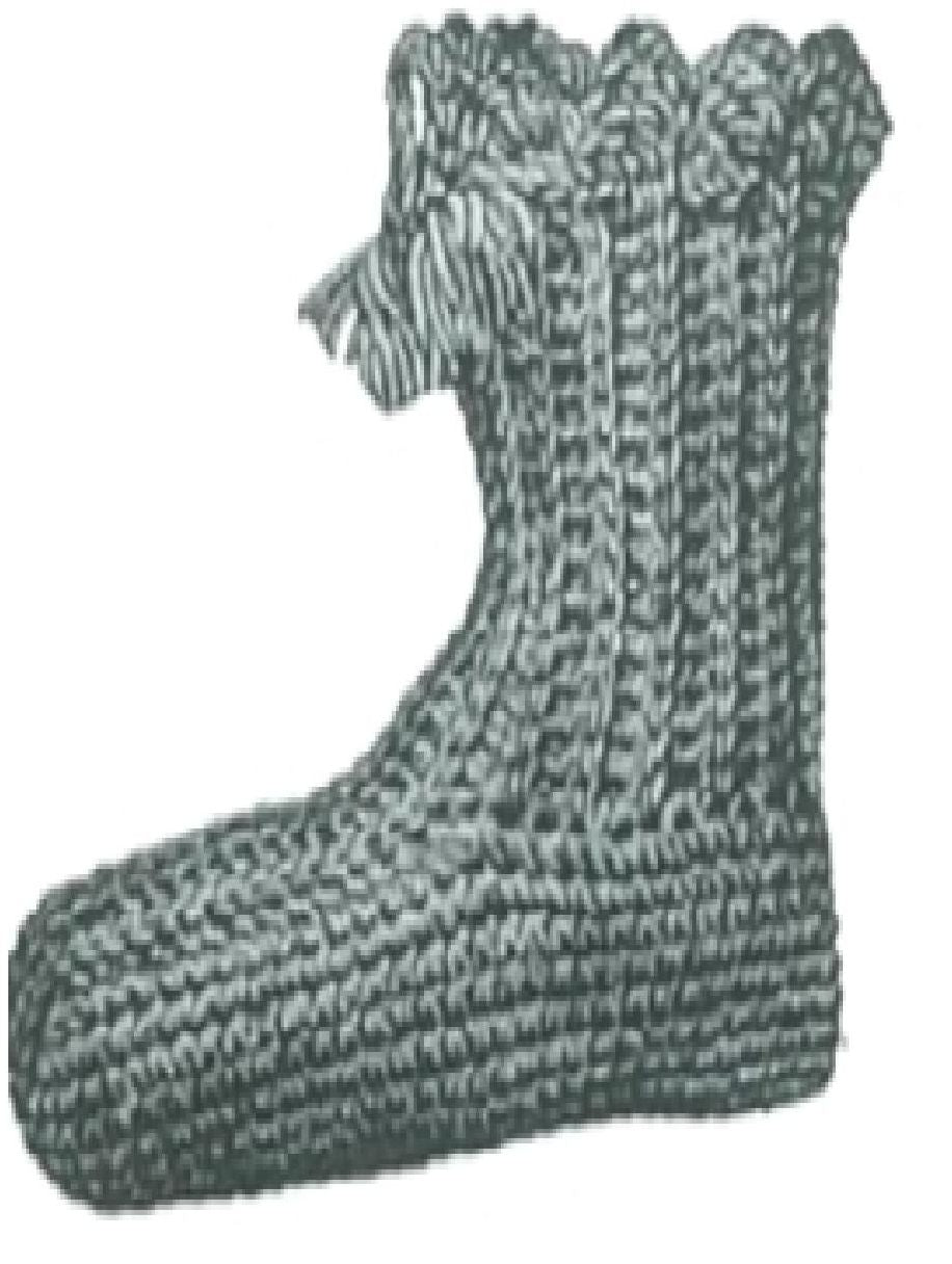 PATTERN #0201 SLIPPED STITCH BOOTIE VINTAGE CROCHET