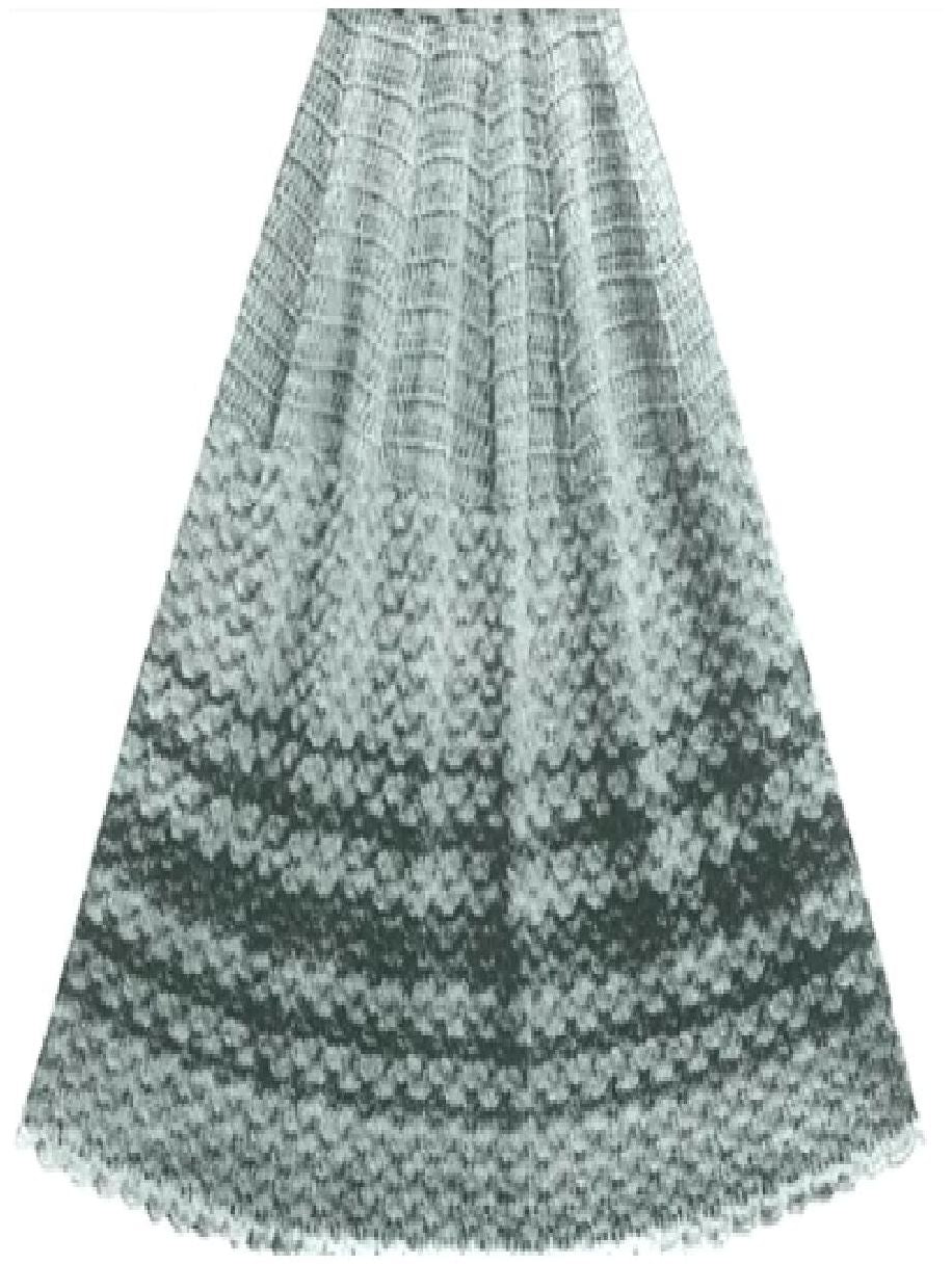 PATTERN #0204 PALMYRA SKIRT VINTAGE CROCHET