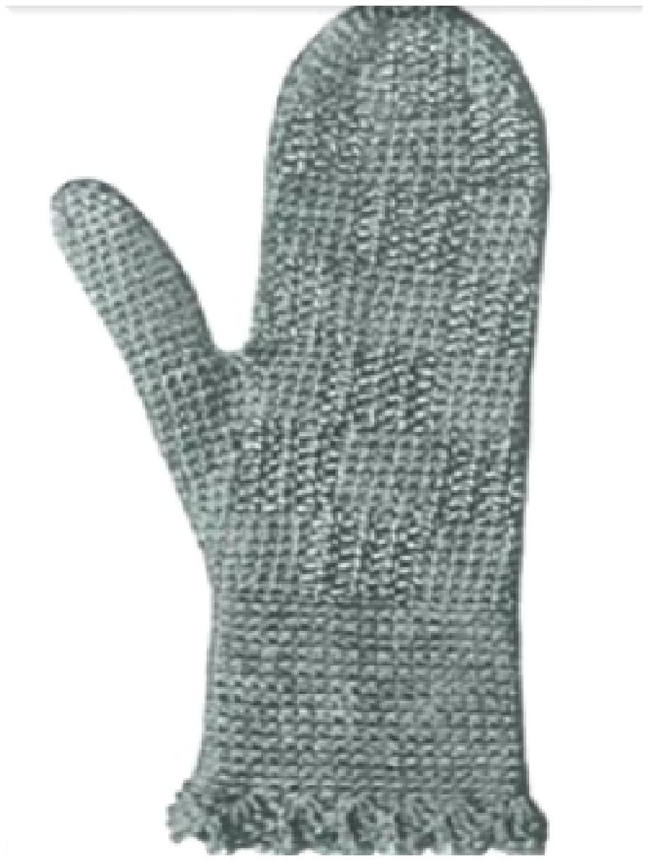 PATTERN #0205 WOMAN'S CHECK MITTEN VINTAGE CROCHET