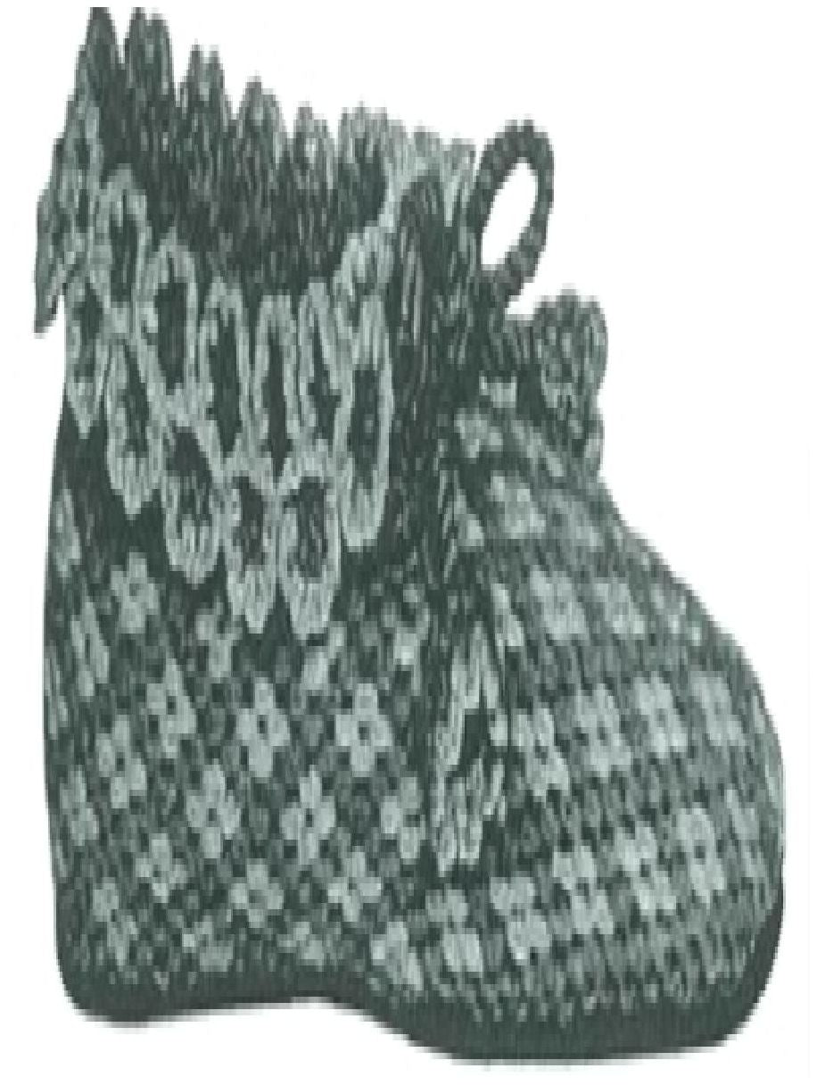 PATTERN #0208 LINDY SLIPPER VINTAGE CROCHET
