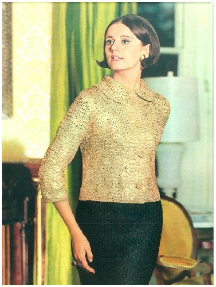 PATTERN #0217 JACQUELINE JACKET VINTAGE KNITTING
