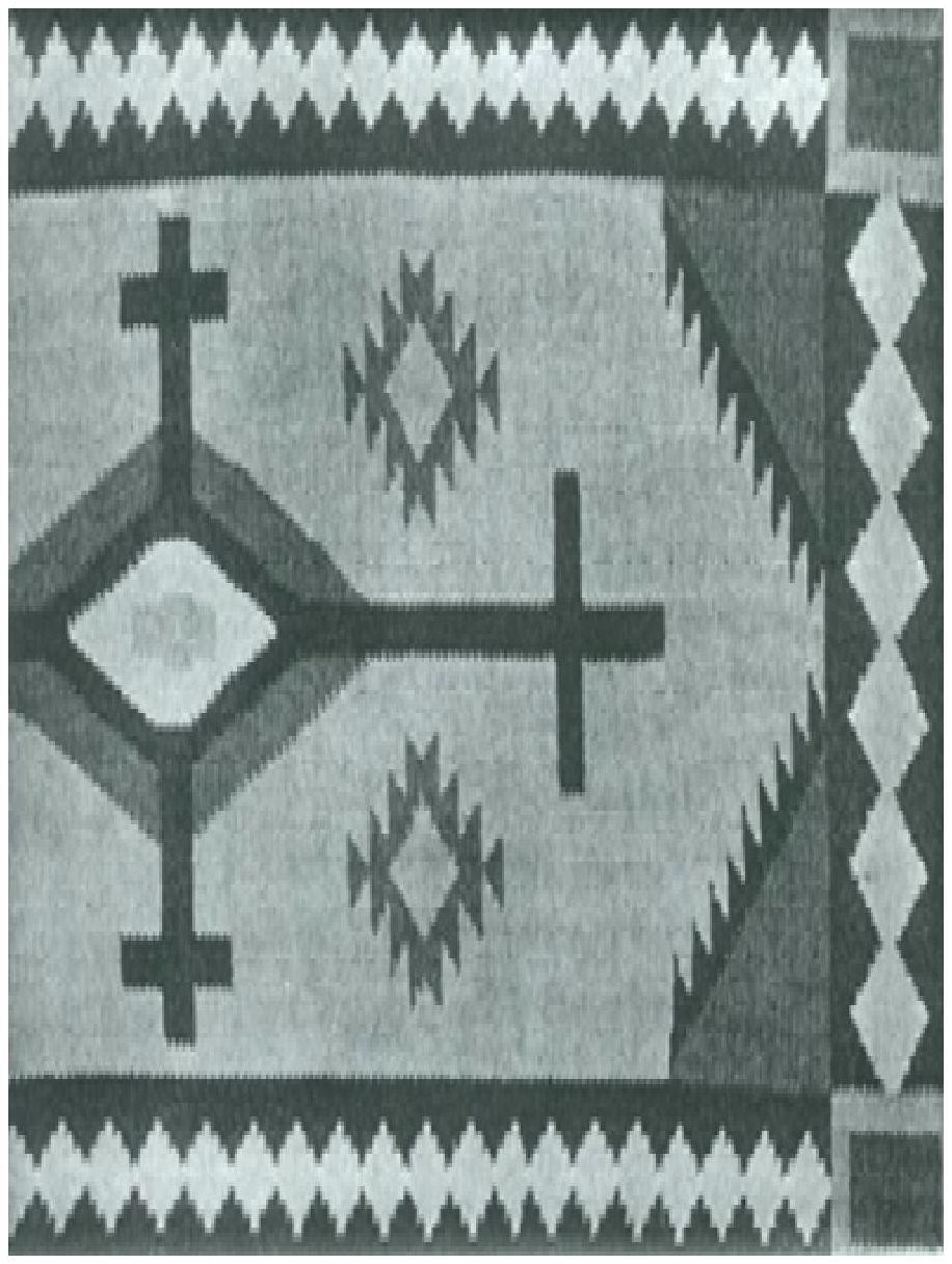 PATTERN #0224 NAVAJO BLANKET VINTAGE CROCHET