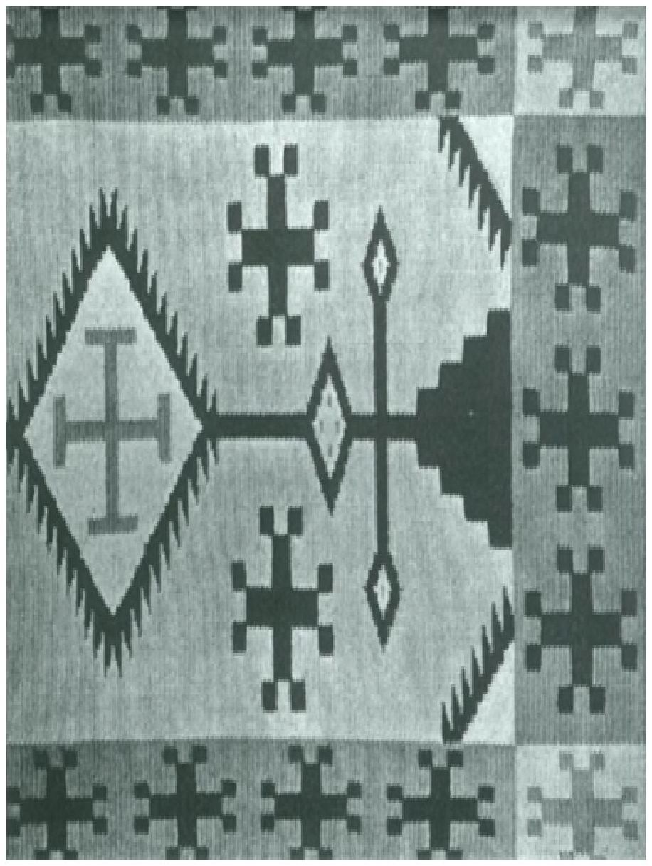 PATTERN #0225 NAVAJO BLANKET VINTAGE CROCHET