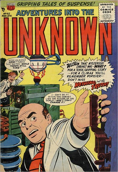 Adventures into the Unknown Number 62 Horror Comic Book