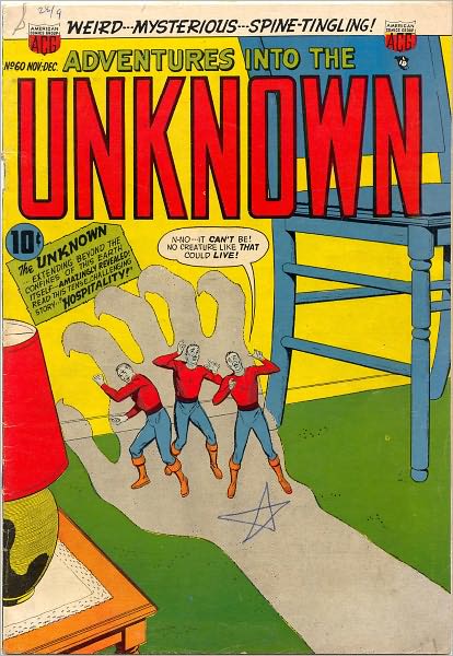 Adventures into the Unknown Number 60 Horror Comic Book