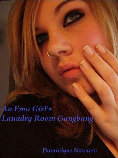 An Emo Girl's Laundry Room Gangbang