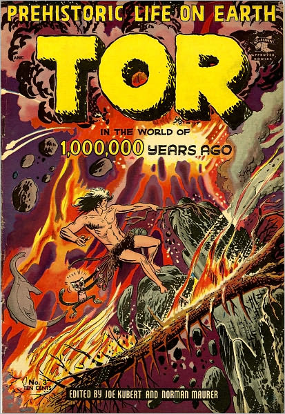 Vintage Fantasy Comics: Prehistoric Life on Earth Tor No. 3 Circa 1954