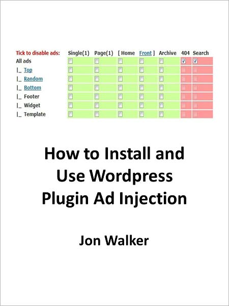 How to Install and Use Wordpress Plugin Ad Injection