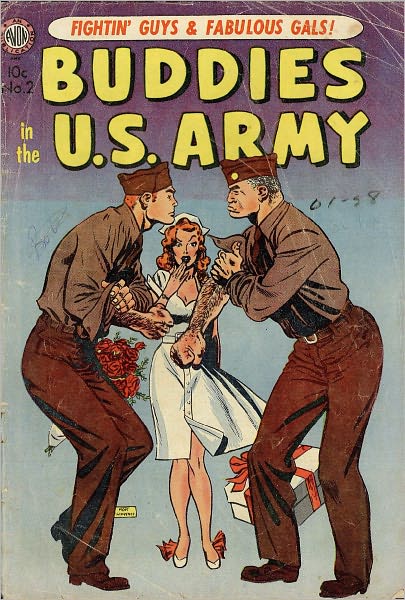 Buddies in the US Army Number 2 War Comic Book