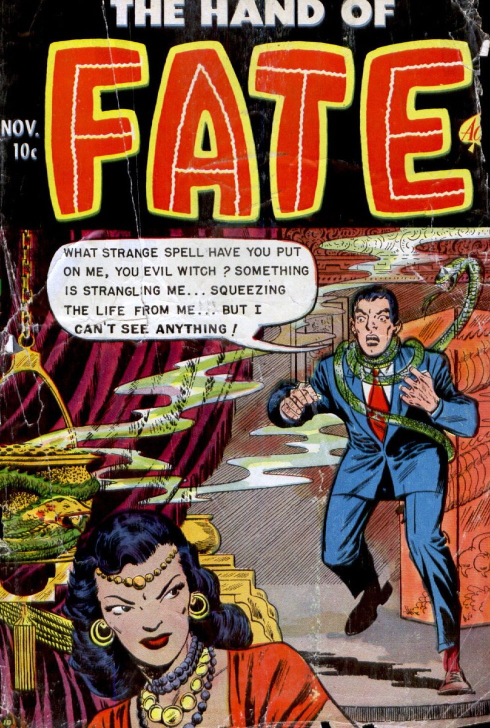 Vintage Horror Comics:The Hand of Fate No. 14 Circa 1952