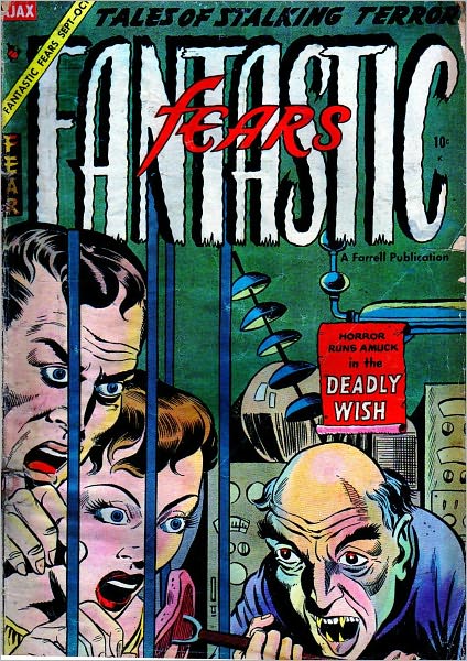 Vintage Horror Comics: Fantastic Fears No. 9 Circa 1954