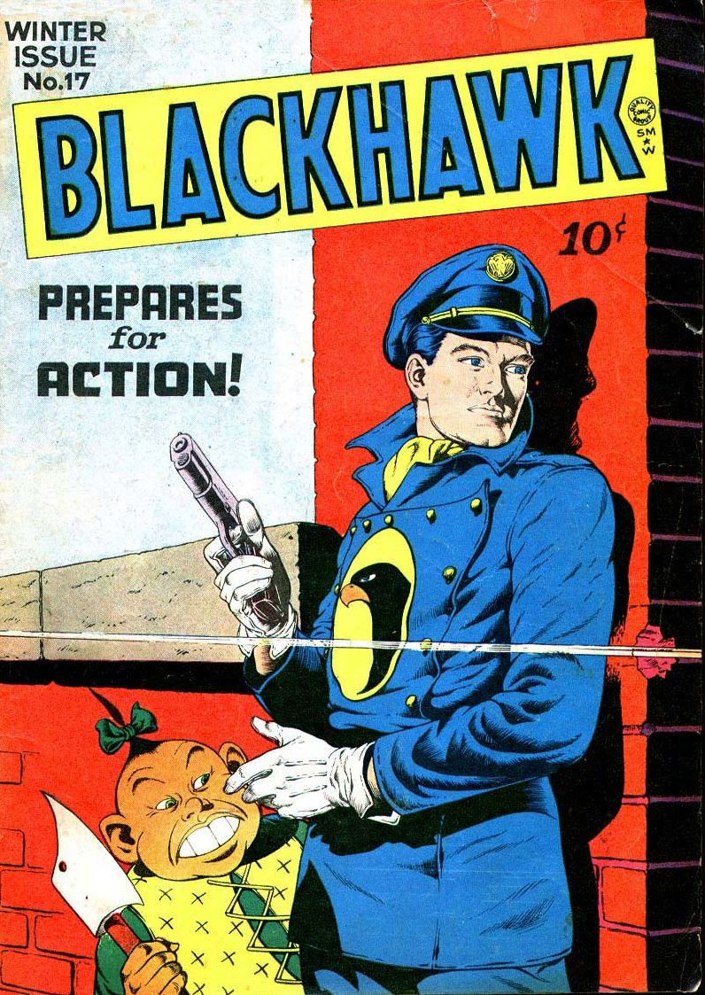 Vintage Action Comics: Black Hawk No. 17 Circa 1947