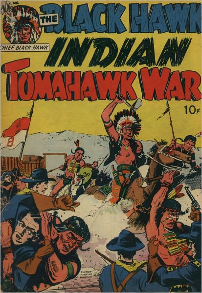 Blackhawk Indian Tomahawk War Western Comic Book