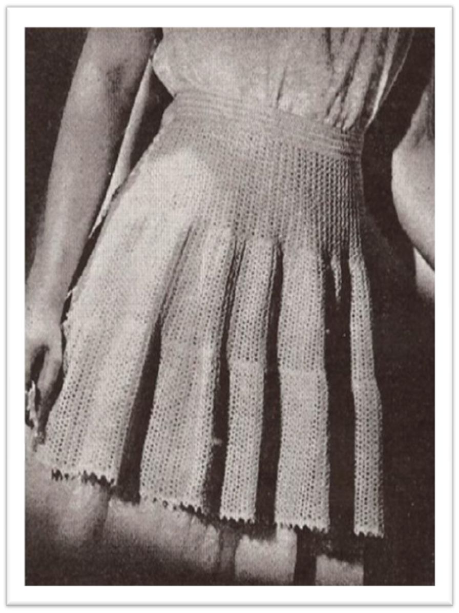 PATTERN #2056 APRON VINTAGE CROCHET