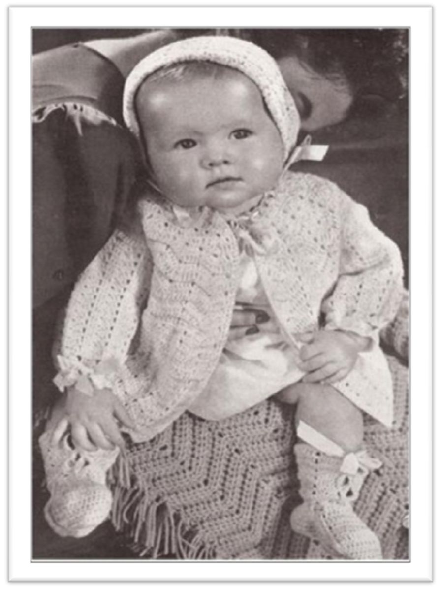 PATTERN #2061 GOOD BABY VINTAGE CROCHET