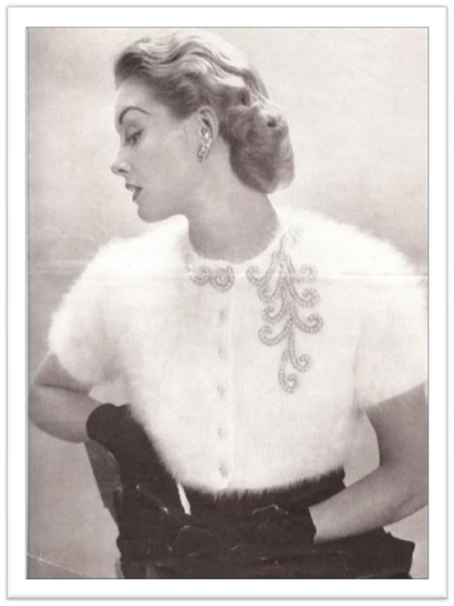 PATTERN #2065 EVENING ELEGANCE STYLE VINTAGE KNITTING