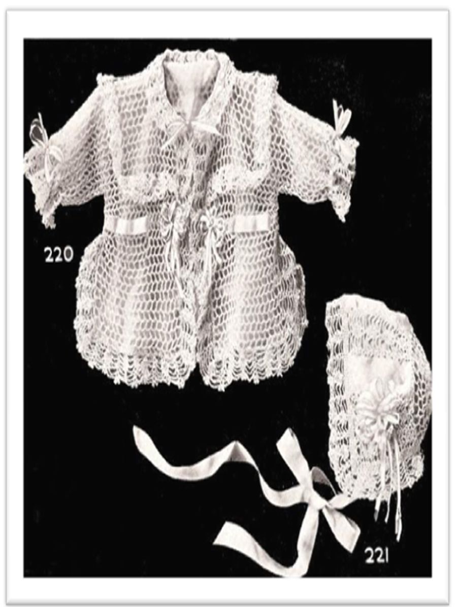 PATTERN #2079 MISS DEMURE VINTAGE CROCHET