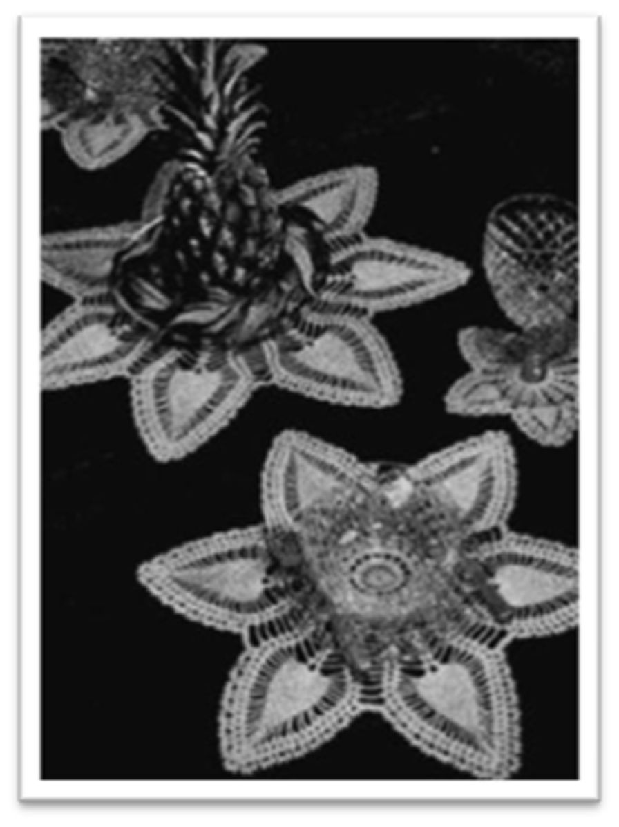 PATTERN #2081 PINEAPPLES VINTAGE CROCHET