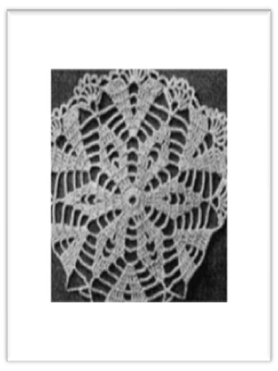 PATTERN #2087 MOUNTAIN LAUREL VINTAGE CROCHET