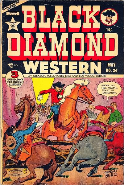 Black Diamond Western Number 34 Western Comic Book