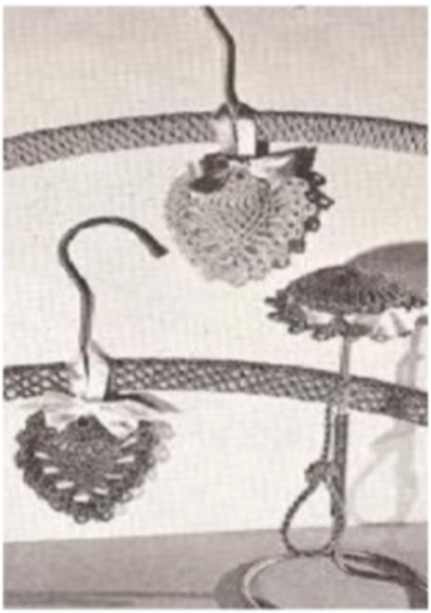 PATTERN #2241 PRETTY HANGERS VINTAGE CROCHET