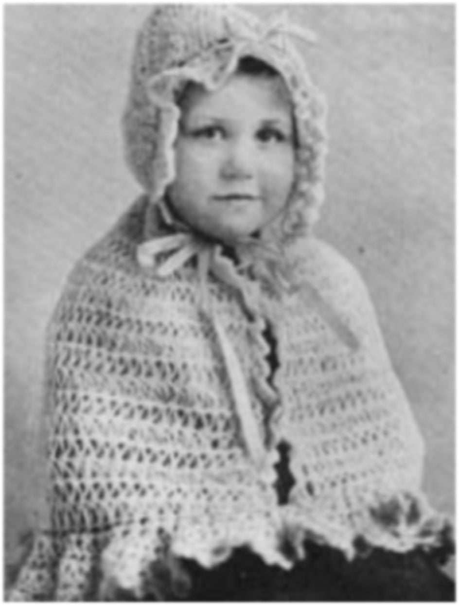 PATTERN #2286 BABY CAPE VINTAGE CROCHET