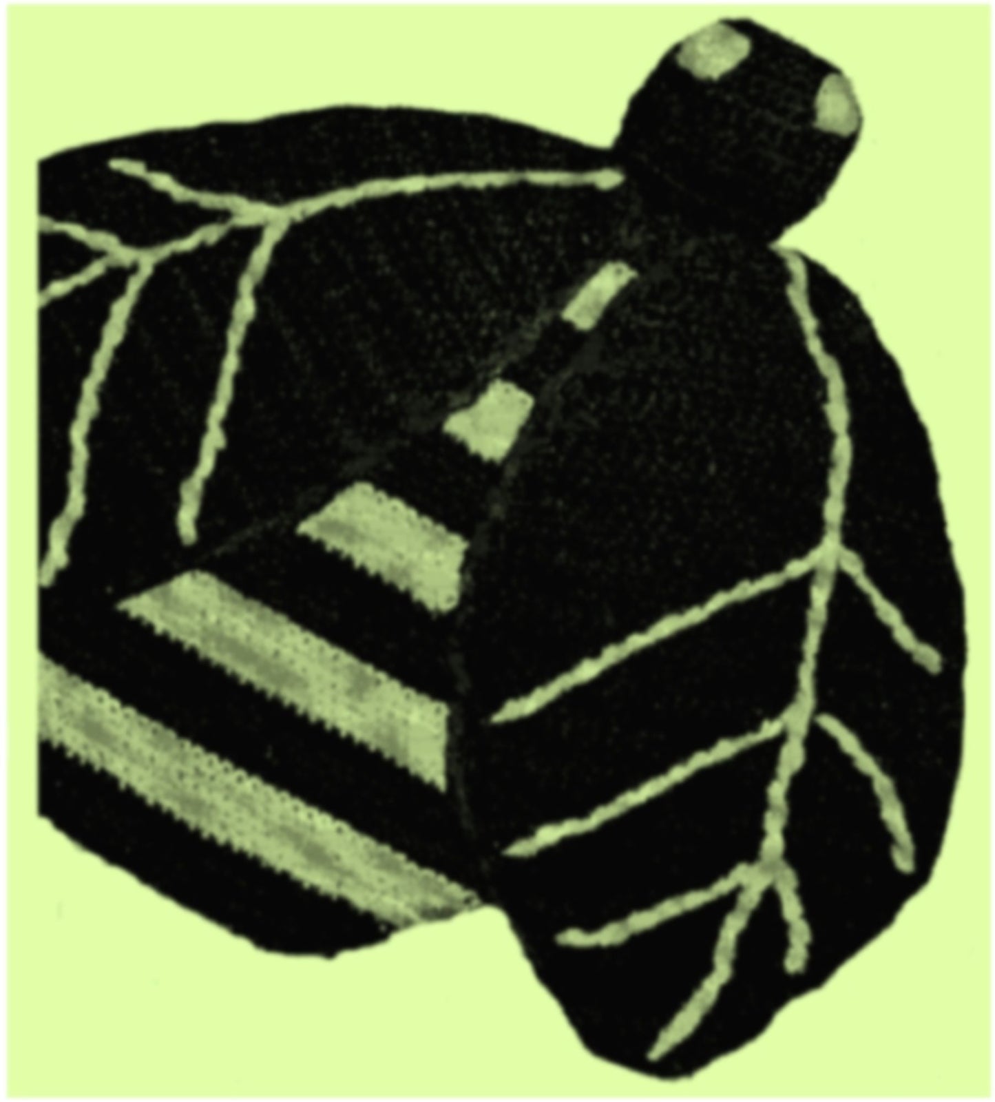 PATTERN #2299 BUMBLE BEE POTHOLDER VINTAGE CROCHET