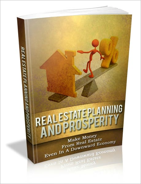 Real Estate Planning And Prosperity - Make Money From Real Estate Even In A Downward Economy